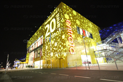 Proiezione Ikea Torino Natale 2010